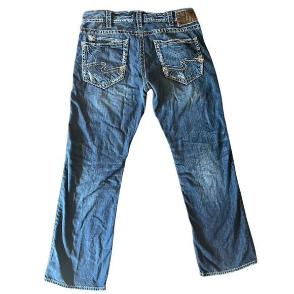Mens Silver Zac Jeans - W34 L32 - 100% Cotton - Picture 12 of 13